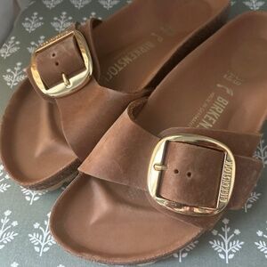 Like new. BIRKENSTOCK Madrid Brown Sandals!